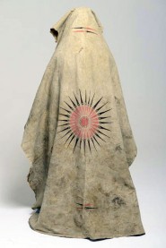 Peau de bison peinte Plaines Hidatsa circa 1850